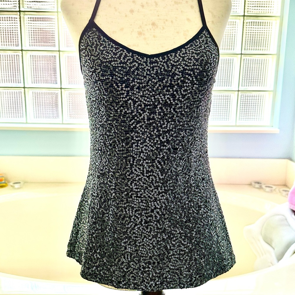 M - Express Sequin Party Tank
